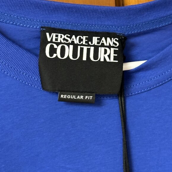 Authentic Versace Jeans Couture Men's Blue T-Shirt Size Large Brand New!! - Picture 3 of 6